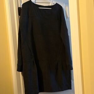 Black Long Sleeve Dress Corduroy